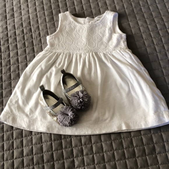 Carter's Other - 👸🏻 Sweet White Dress/Shoes